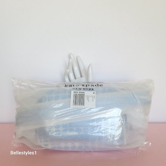 KATE SPADE Belt Bag Noel Jacquarded Printed Fabric Bag- Astral Blue color ⭐ - Picture 16 of 16